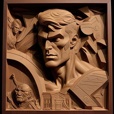 3D model Jim Steranko (STL)